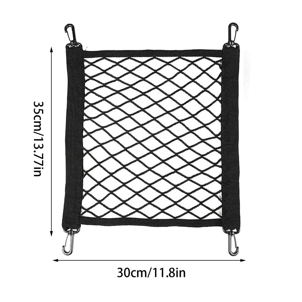 Motorcycle Helmet Net Bike Carrier Cargo Net With Hooks Adjustable Luggage Storage Tie Down Mesh Web For E-Vehicles Motorbike