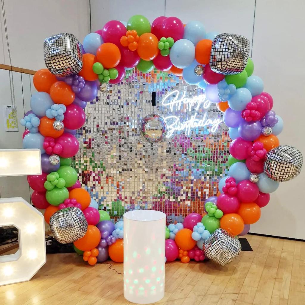 119 шт. 4D радио шары Назад в 80-е 90-е годы тематический воздушный шар гирлянда арочный комплект дискотека ретро хип-хоп реквизит для фотосессии карнавальные вечерние украшения