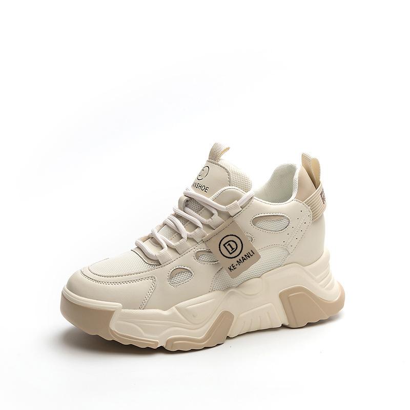Женские туфли Daddy Shoes, средний верх Hundred Comfortable Muffin, толстая подошва в высоких повседневных туфлях