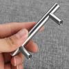Component Cabinet Handles Hardware Door Knobs Stainless Steel  Knobs Wardrobe Pulls T-Bar Handle