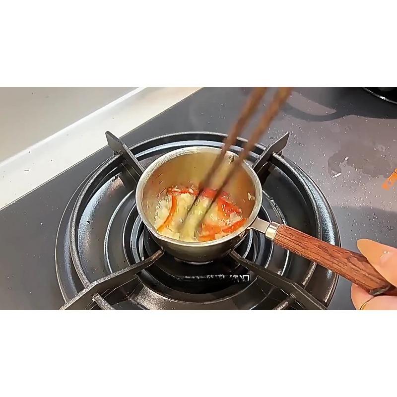 Мини-кастрюля для наливания масла из нержавеющей стали, мини-ложка для жарки во фритюре и жарки с перемешиванием, многофункциональная для прикорма