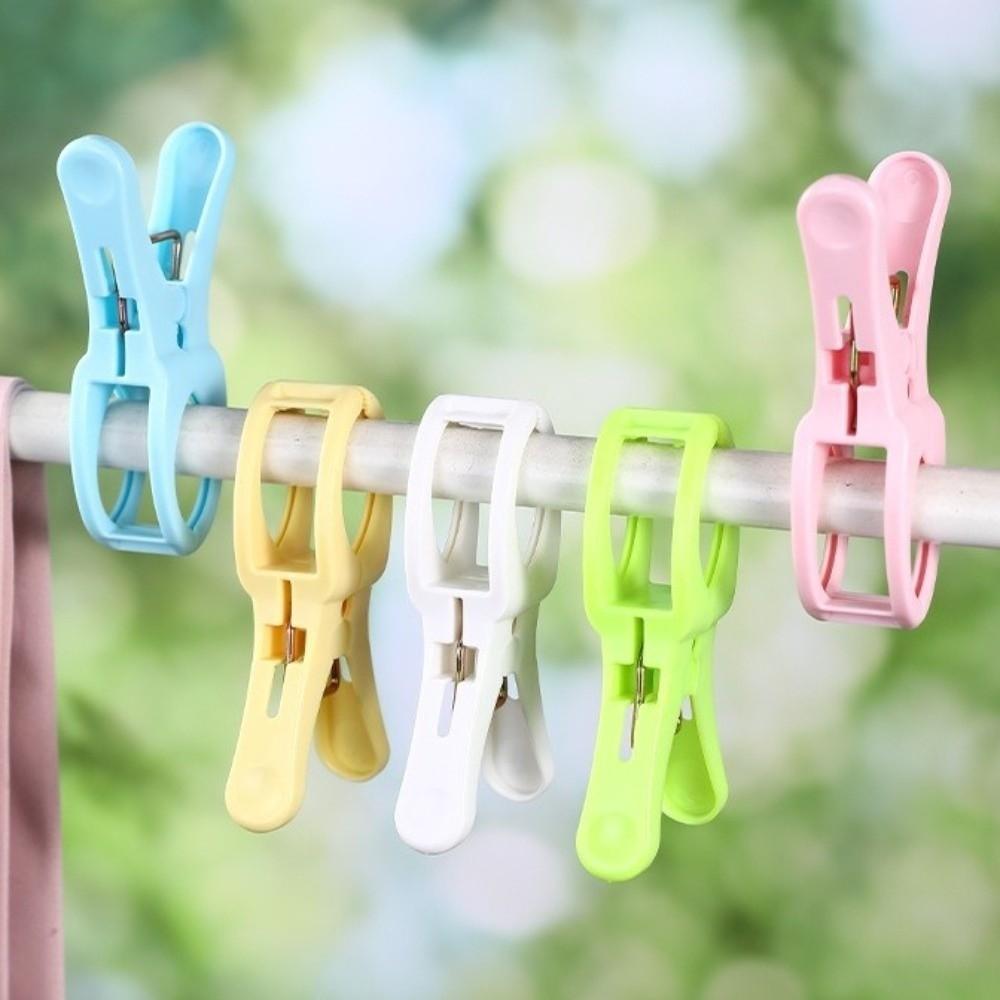 15PCS Plastic Drying Sheets Clips Traceless Design Bed Sheets Clips Drying Clothes Pegs  Balcony