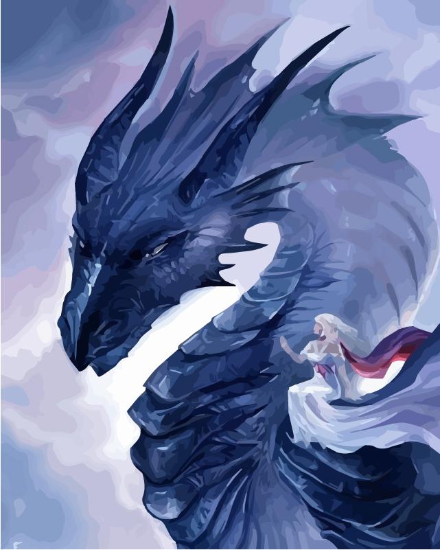 40x50 см картина маслом по номерам рисунок дракона на холсте ручная роспись художественный подарок DIY картина по номерам наборы животных домашний декор