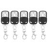 5 PCS 433MHz 4 Button Remote Control Cloner for Electric Garage Door Opener Code Copying and Replication