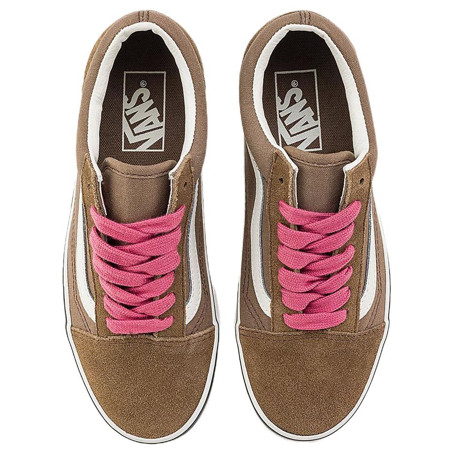 Vans Old Skool Versatile Comfortable Low-Top Skate Shoes Unisex Sneakers Brown VN000D6WRPK