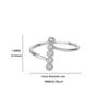 Hot-selling Zir*****pen Ring Women's Fashion Simple Wind Moon Butterfly Diamond Ring Jewelry