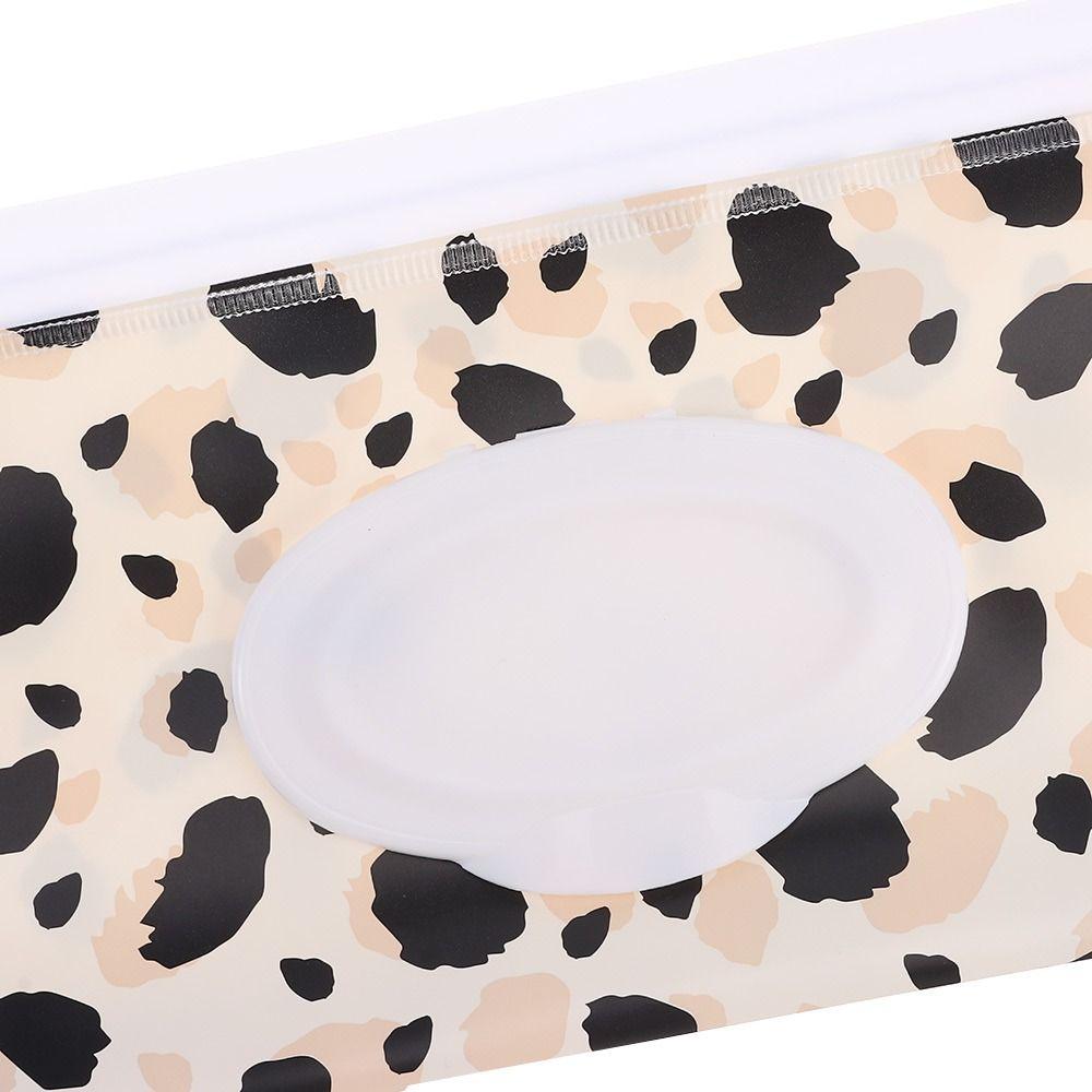 Flip Cover Carrying Case Portable Cosmetic Pouch Tissue Box Wet Wipes Bag Wipes Holder Case