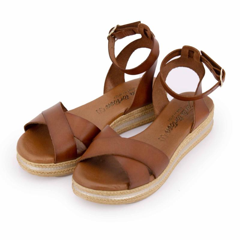 Босоножки на танкетке 14327 t36-41 Женский CARLA TORTOSA