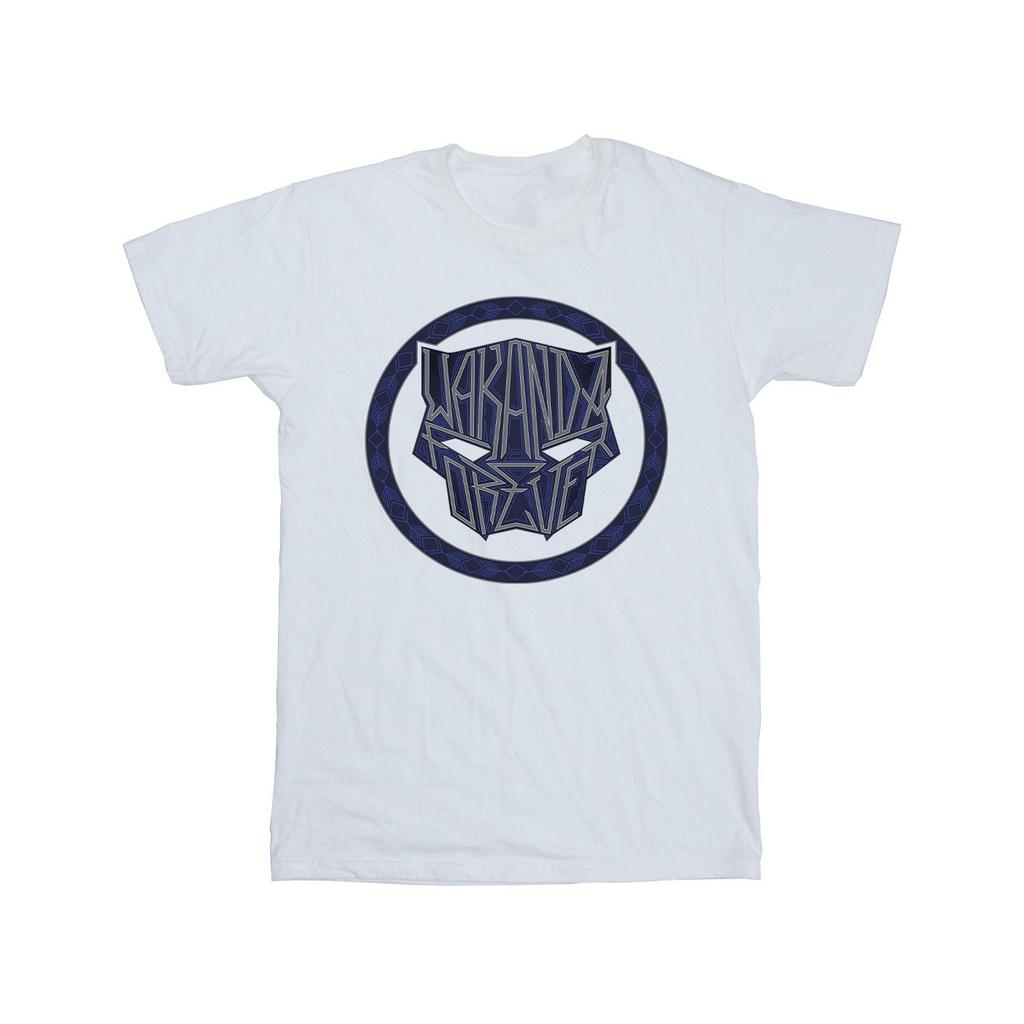 Marvel Mens Wakanda Forever Tribal Icon T-Shirt