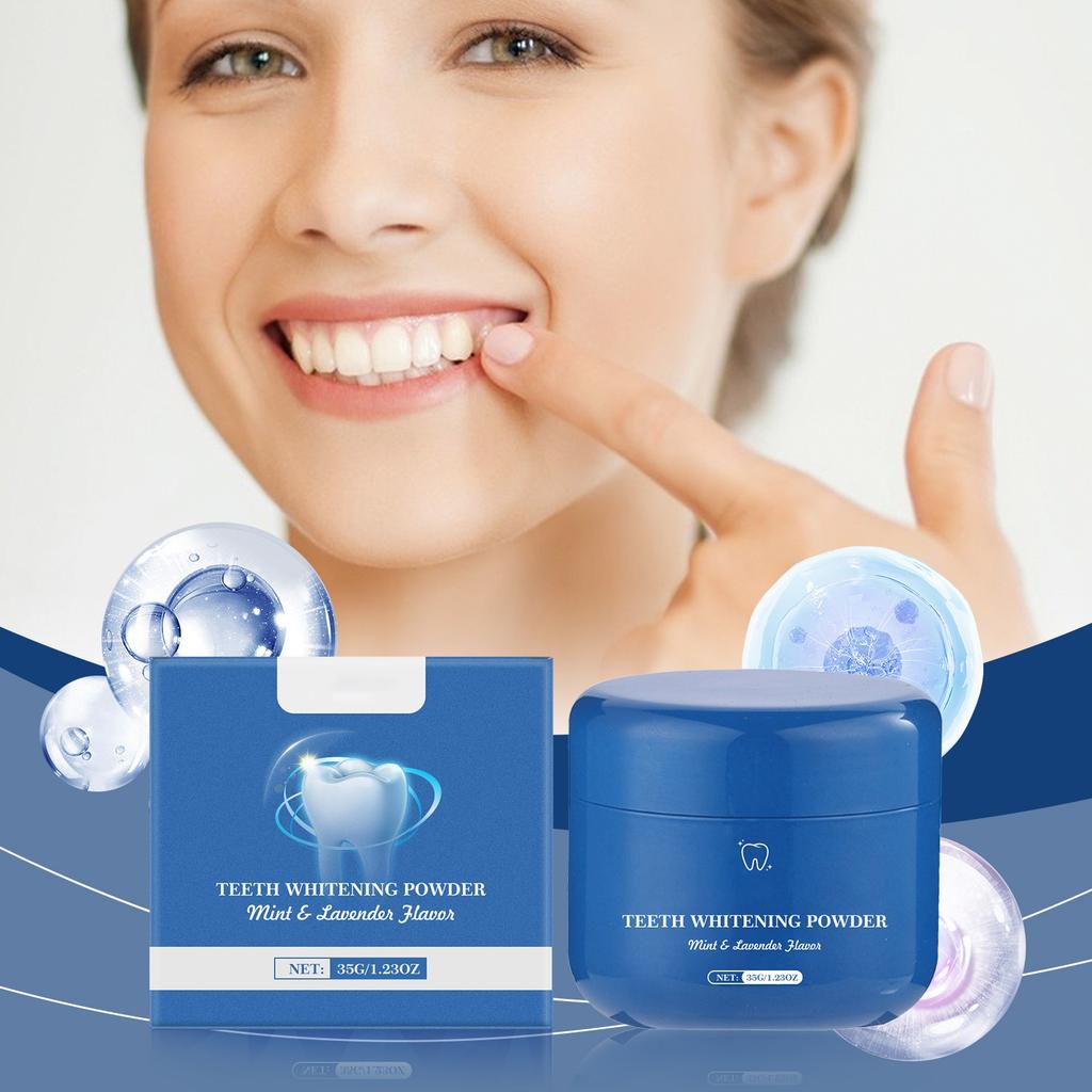 Зубная паста отбеливающий порошок, отбеливающий порошок, порошок для отбеливания зубов, добавляет отбеливающий эффект любой зубной пасте 35 г