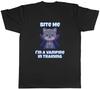 Bite Me Halloween Unisexs TShirt Im a Vampire in Training Unisex Tee Gift