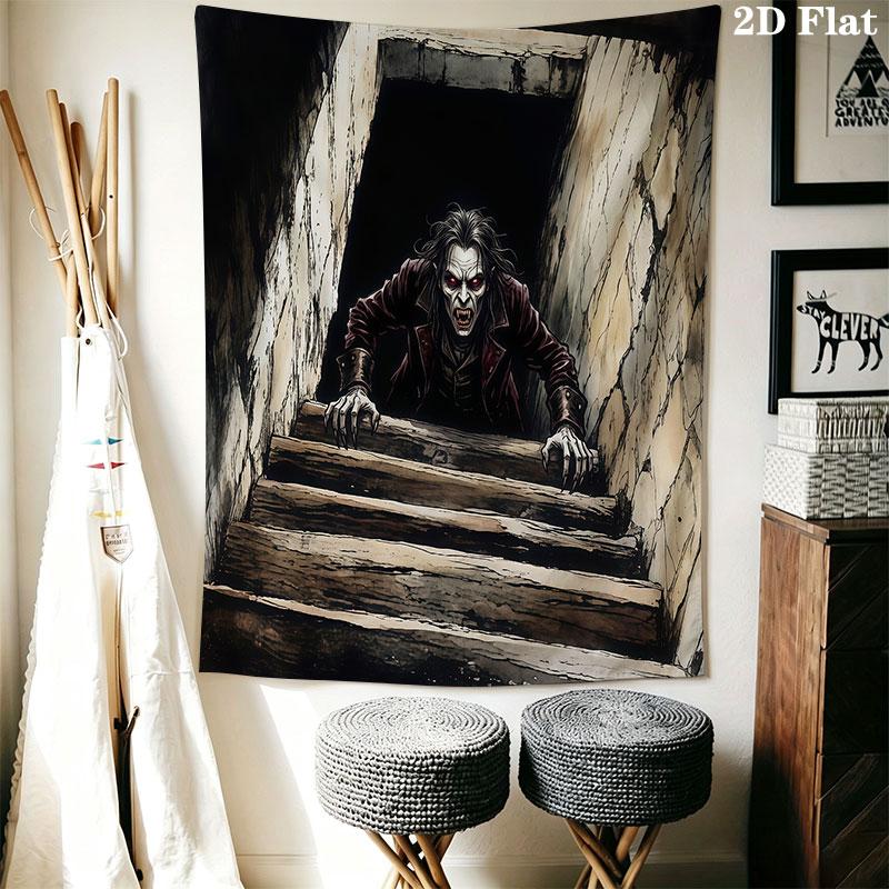 Horrible basement Wall Hanging Printed Fabric Blanket Decorative Tapestries for Bedroom Living Room Home Decor