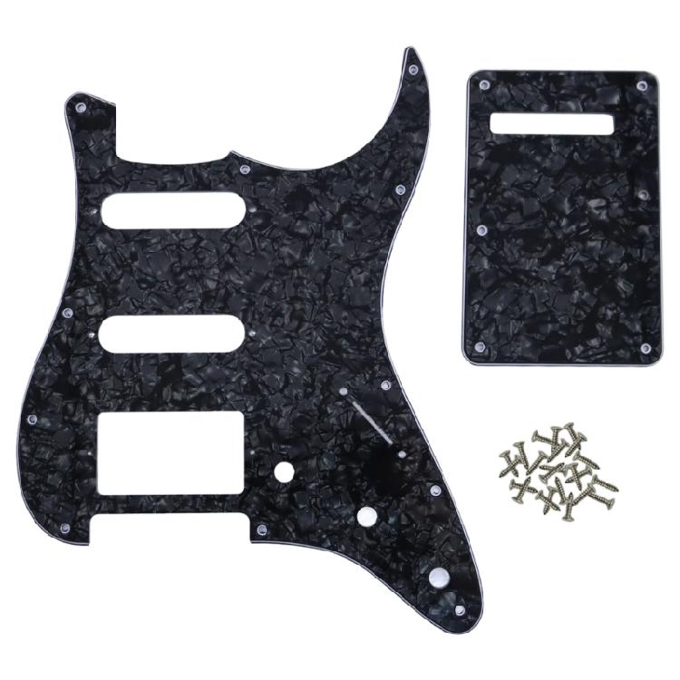 11 Holes Guitar Pickguard with Mounting Screw Back Plate Humbucker Replacement Scratch Plate Electric Guitar Accessories