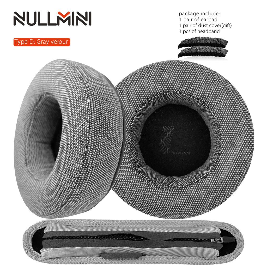NullMini Replacement Earpads for ATH-ES10 ESW10 Headphones Ear Cushion Cooling Gel Headband