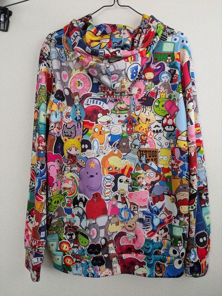 [USED] American & Japanese Cartoon and Anime Character Hoodies