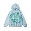 Oversized Hooded Sweatshirt Men Women Streetwear Loose Fit Graphic Print Long Sleeve Pullover Casual Jacket