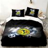 Club America 3pc set Perfect for bedroom use Comfortable bedding set includes a duvet cover and two pillowcases Ideal birthday or Christmas gift