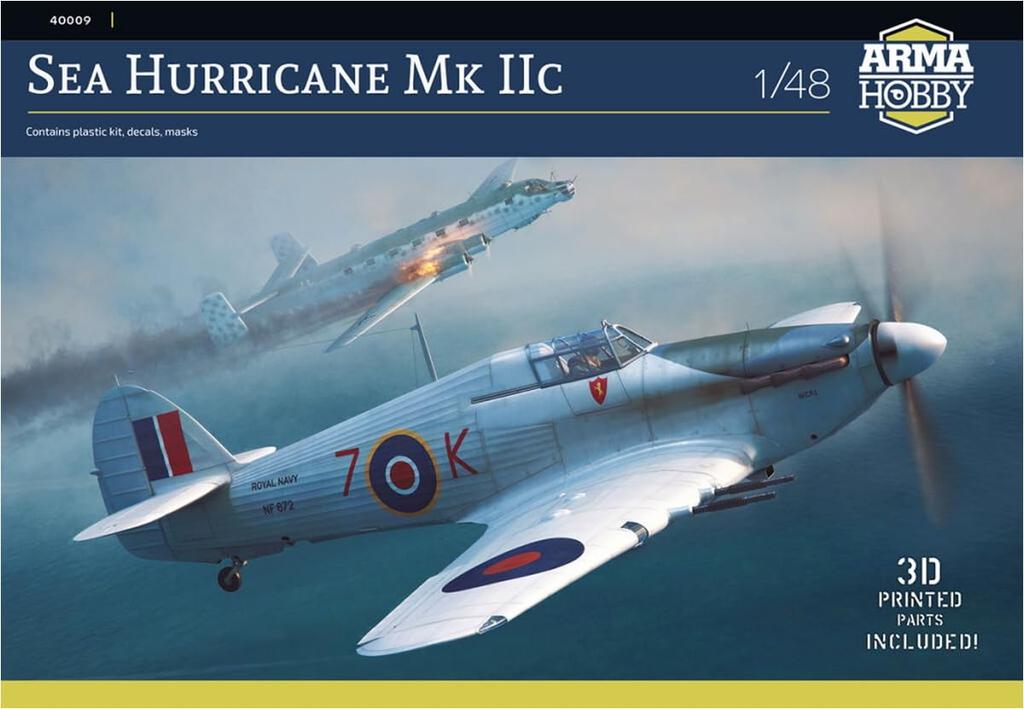 Arma Hobby British Sea Hurricane Limited Edition Plastic Model Kit ADL40009 1/48 Mk.2c