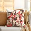 Girls GGeneration Cushion Cover Silky Short Plush Invisible Zipper Dustproof Sofa Pillow Case For Home Decor