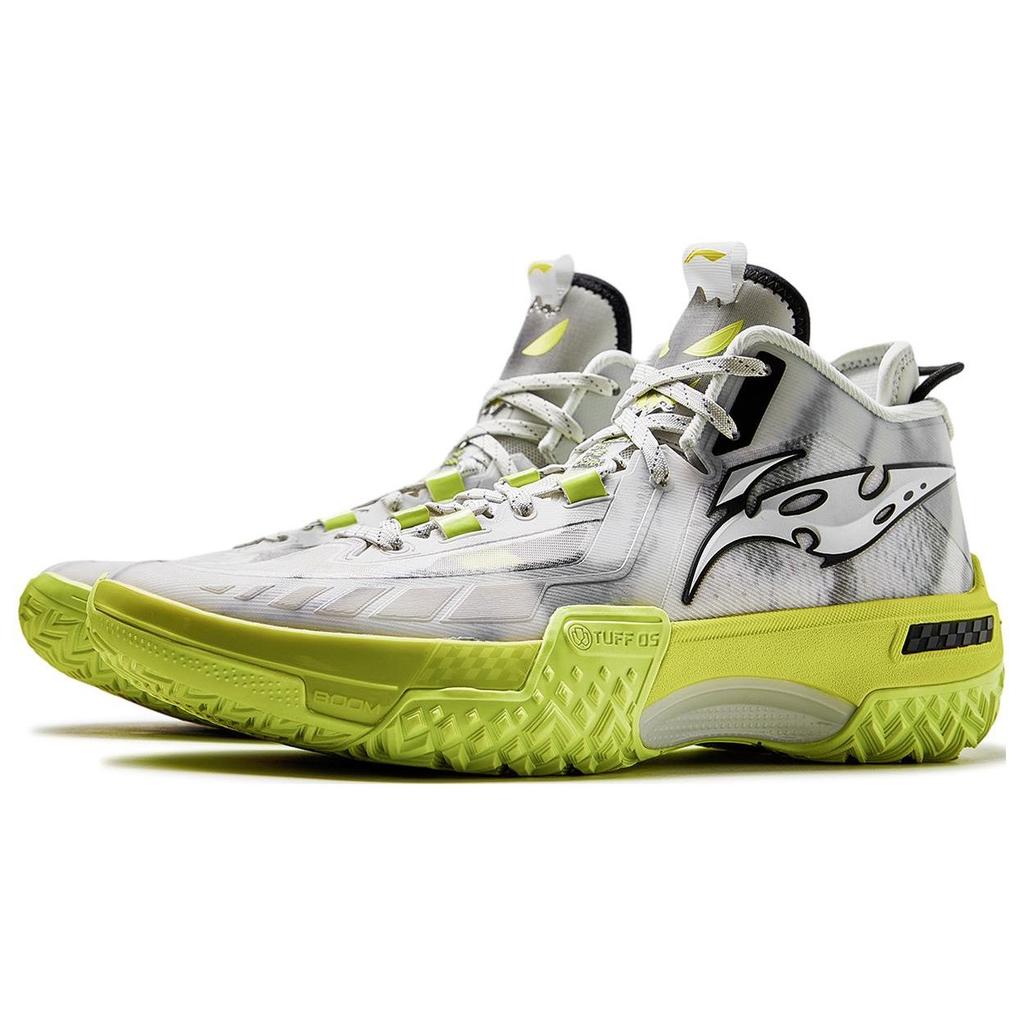 Баскетбольные кроссовки Li Ning Jiao Ao Ji Jing с защитой от скольжения, мужские светло-серые ABFT035-5