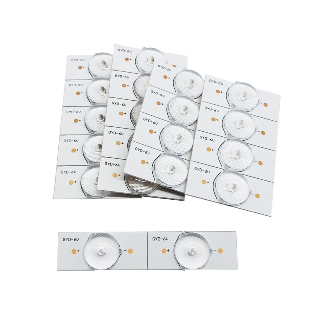 3V SMD лампы с оптическими линзами Fliter для ремонта светодиодных телевизоров 32-65 со светодиодной проволокой 2M