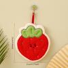Coral Velvet Wipe Hand Towel Cute Vegetable Garden Wipe Hand Towel Fun Absorbent Quick Dry Hanging Home Kitchen Towel