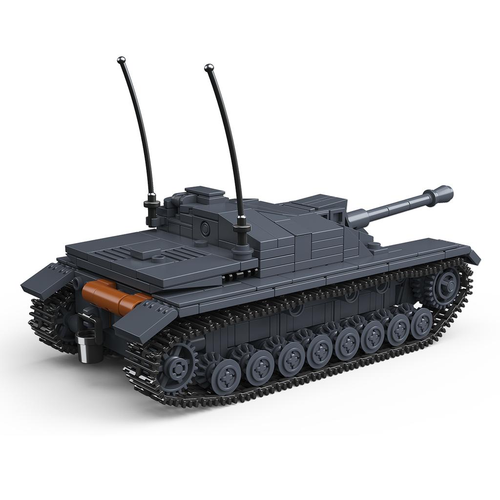 2026 НОВЫЙ Немецкий Штурмовой Танк Panzer IV из Серии Вторая Мировая Война Строительные Блоки Модель Танка [1:[Масштаб 35] Игрушка для мальчиков
