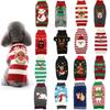 Christmas Dog Sweater Cute Cartoon Reindeer Xmas Pet Costume Puppy Cat Warm Clothes For Small Dogs Chihuahua Pug Winter Clothing
