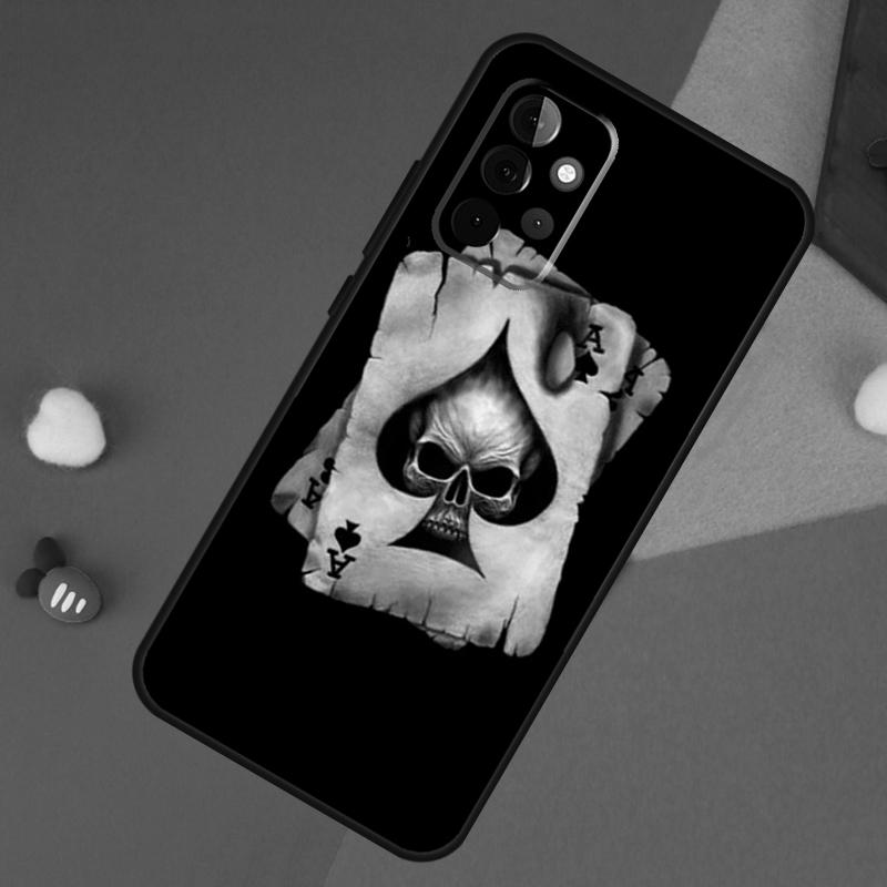 Ace of Spades Case For Samsung Galaxy A15 A54 A34 A14 A13 A53 A16 A26 A36 A56 A12 A22 A32 A52 A06 A35 A55
