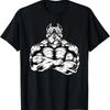 Muscles Pitbull Dog Lover Workout Gym Fitness Powerlifter T-Shirt