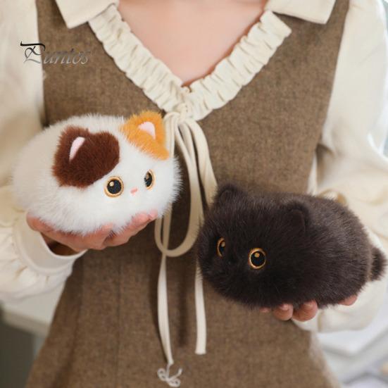 Реалистичная игрушка-кошка для детей, милая мягкая игрушка-животное, 7,8-дюймовые плюшевые котята, мягкая пушистая подушка, компаньон для дивана, плюшевая кукла, подарки на день рождения для мальчиков