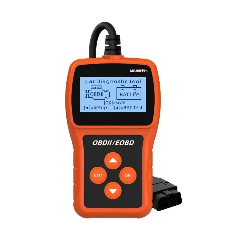 Professional Automotive OBD2 Scanner OBD Fault Code Reader Check Engine Fault Diagnostic Tool MS309 Pro for Car Truck and More