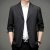 Весенне-осенний мужской костюм, новый однотонный однотонный мужской костюм для отдыха в Корейском стиле, небольшой пиджак с двумя пуговицами