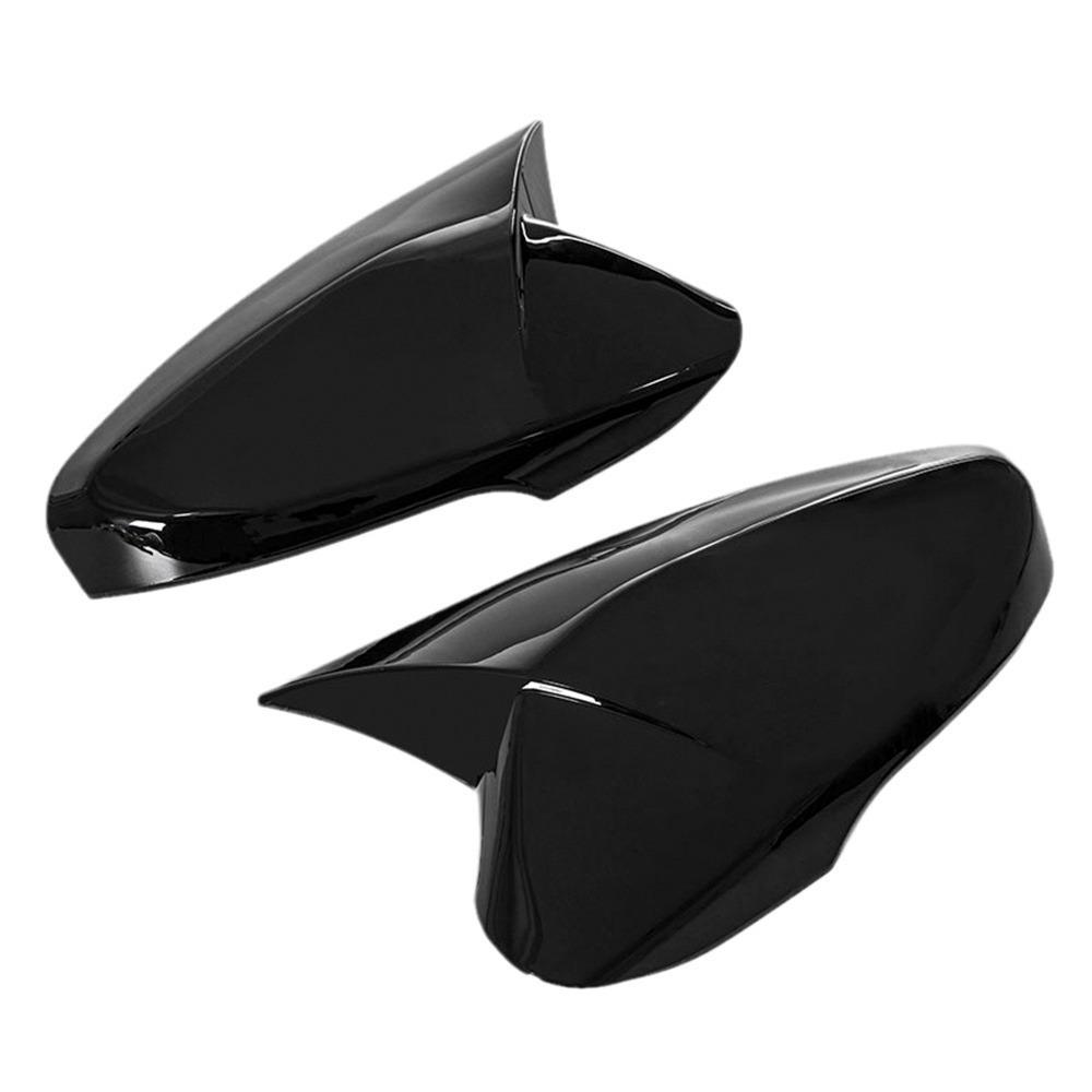 2012-2018 Hyundai Veloster Glossy Black Bull Horn Mirror Cover