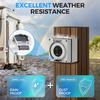 50 Amp RV Power Outlet Box, 125V/250V NEMA 14-50R RV Outlet, Weatherproof Electrical Box With Receptacle Panel, Outdoor Power Box For RV'S Campers