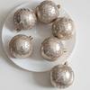 6pcs/set WillowLeaf Design Ball Ornaments Hanging Ball Decoration  Christmas Party