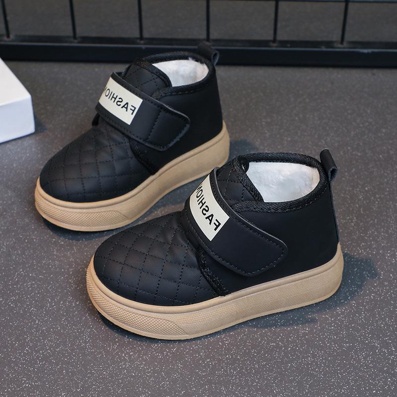 Модные Детские Снежные Ботинки Первые Шаги на Весну 2025 Мягкая Подошва Детские Кроссовки Мальчики Девочки Повседневные Ботинки для Маленького Ребенка