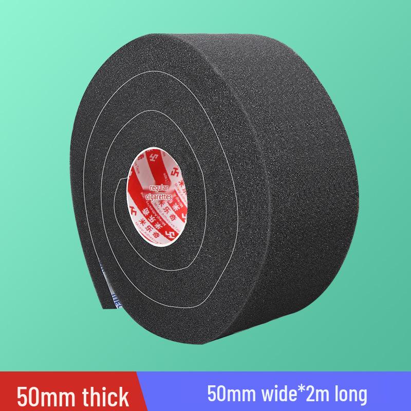 Black Soft Sponge Sealing Strip for Soundproof, Windproof, Shockproof Glass and Sliding Doors or Windows