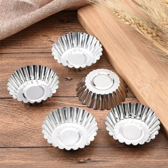 Egg Tart Mold Muffin Omelette Cheesecake Tray Quick Baking Pie Pan Easy Release Baking Mold for Home Bakery