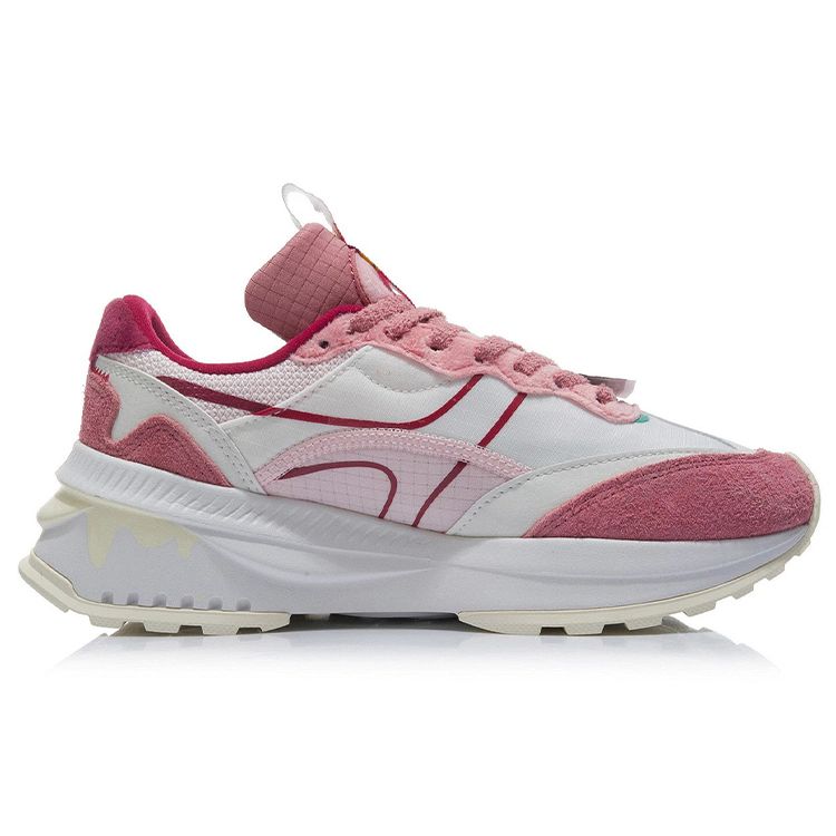 Кроссовки Li Ning Fang Yuan Evo из удобной ткани, синтетической кожи, замши, амортизирующие, нескользящие, износостойкие, с отскоком, с низким верхом AGLR336-1