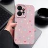 Красочный чехол с сердечками для Xiaomi 13T Pro Funda Redmi Note 13 12 14 11 Pro 5G Роскошный силиконовый чехол для телефона с текстурой кожи