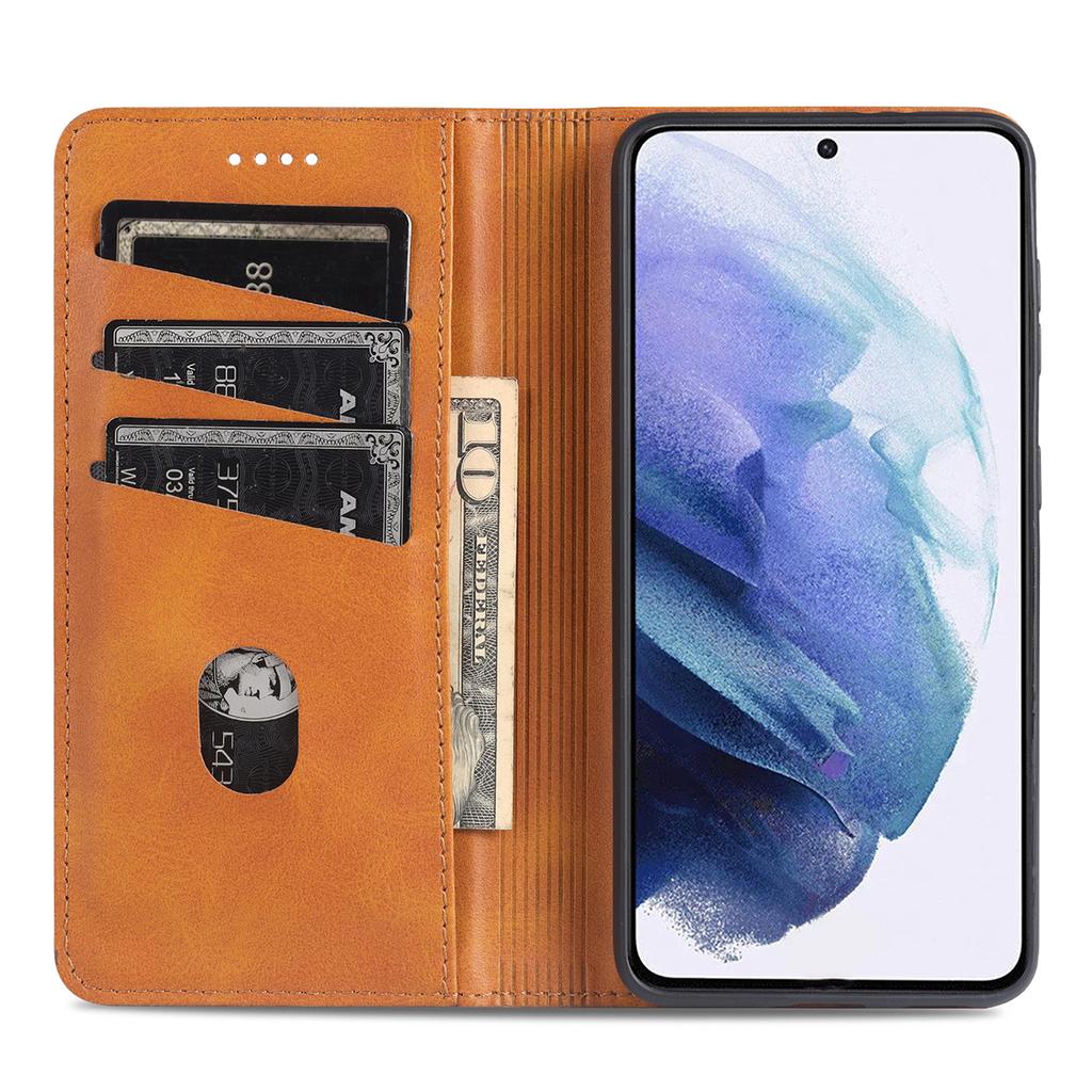 Роскошный магнитный адсорбционный кожаный чехол для Samsung Galaxy S21 Plus S22 S23+ Ultra 5G флип-чехол-кошелек защитный чехол Fundas