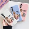 Мягкий силиконовый чехол с рисунком для девочек для Samsung A55 M35 S24 Xiaomi Redmi Note 13 Pro 13C iPhone Huawei Honor Realme Camera Защитный противоударный чехол