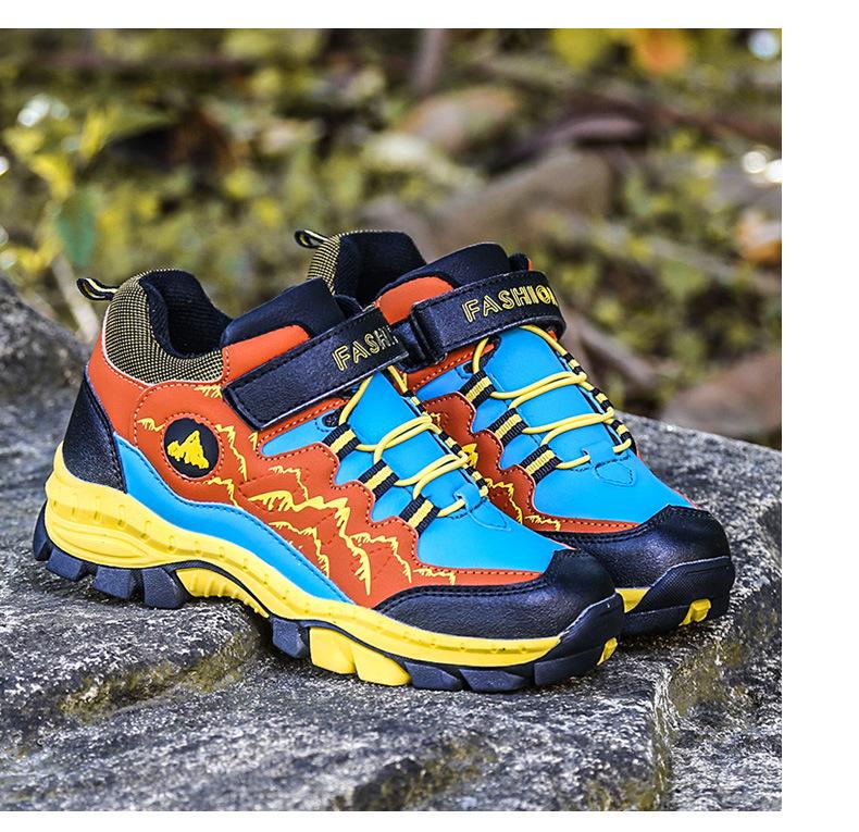 Детские спортивные кроссовки с высоким верхом, обувь для походов, путешествий и зимние ботинки больших размеров, с металлическими когтями