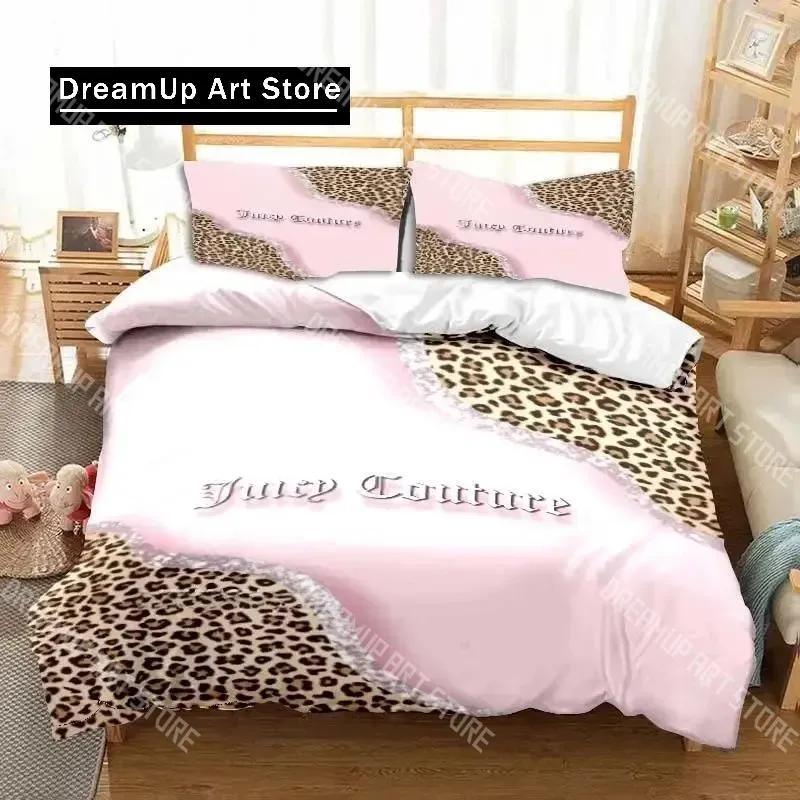 Модный 3D-печать J-Juicy Crown Couture Комплект постельного белья Мальчики Девочки Размер Twin Queen King Подушка Чехол на пододеяльник Кровать Мальчики Взрослая спальня