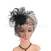 Bridal headgear hair accessories European and American bows photo flower feather top hat party ball hairpin headgear