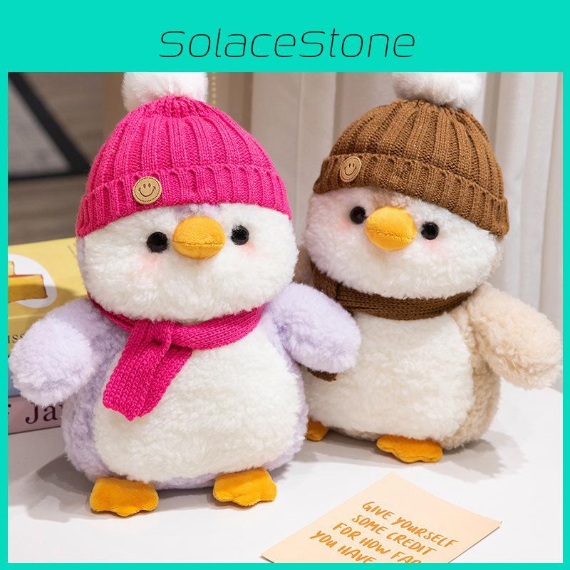 Face Smiley Penguin Plush Toy Cute Stuffed Animal Oceanarium Souvenir Gift