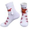 Cartoon Funny Xmas Sock Warm Mid-calf Socks Gifts Magnetic Holding Hands Socks  For Women Men