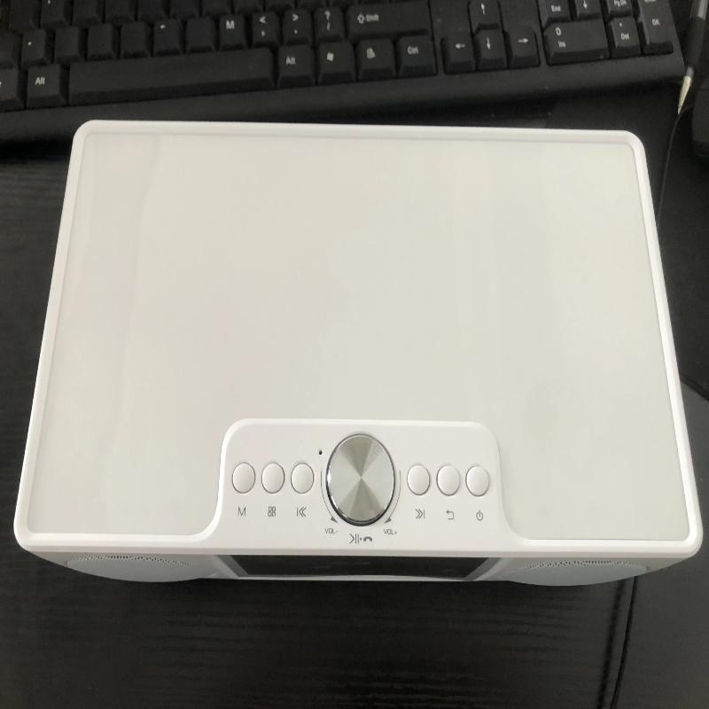 Видео Bluetooth-динамик Домашний кинотеатр K-Song Record Sound Музыкальная система с AUX USB TF Будильник FM-радио LED Дисплей 8000 мАч