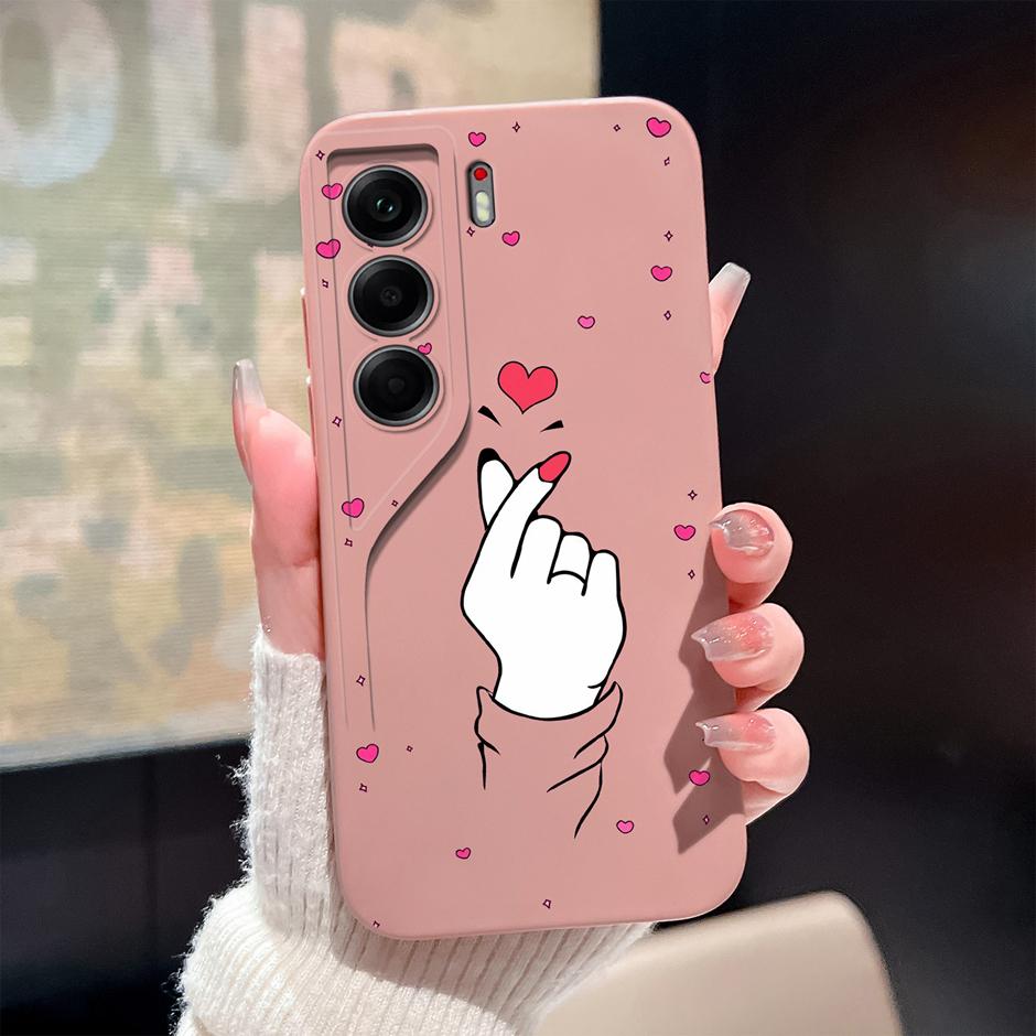 For Tecno Camon 40 Pro 4G 5G Case Cute Sweet Girls Cat Soft Silicone Protective Back Cover For TecnoCamon40 40Pro Fundas Bumper